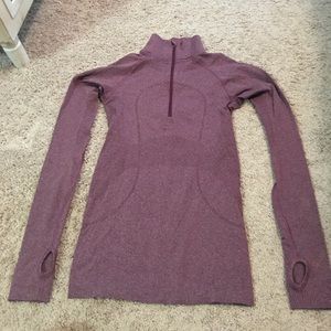 Lululemon purple quarter zip (size 4)